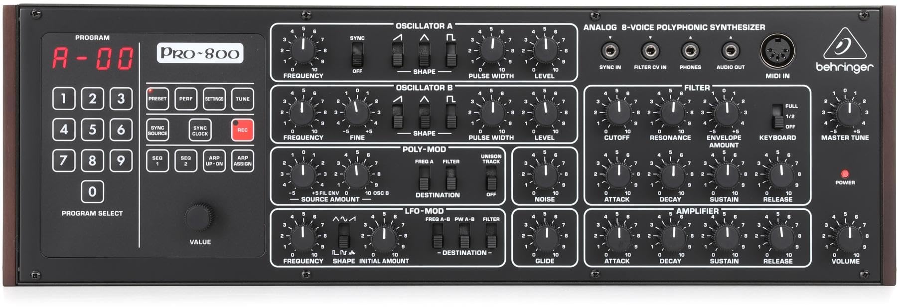 Sintetizador Analógico Polifónico De 8 Voces Behringer Pro-800 - Venta Internacional.