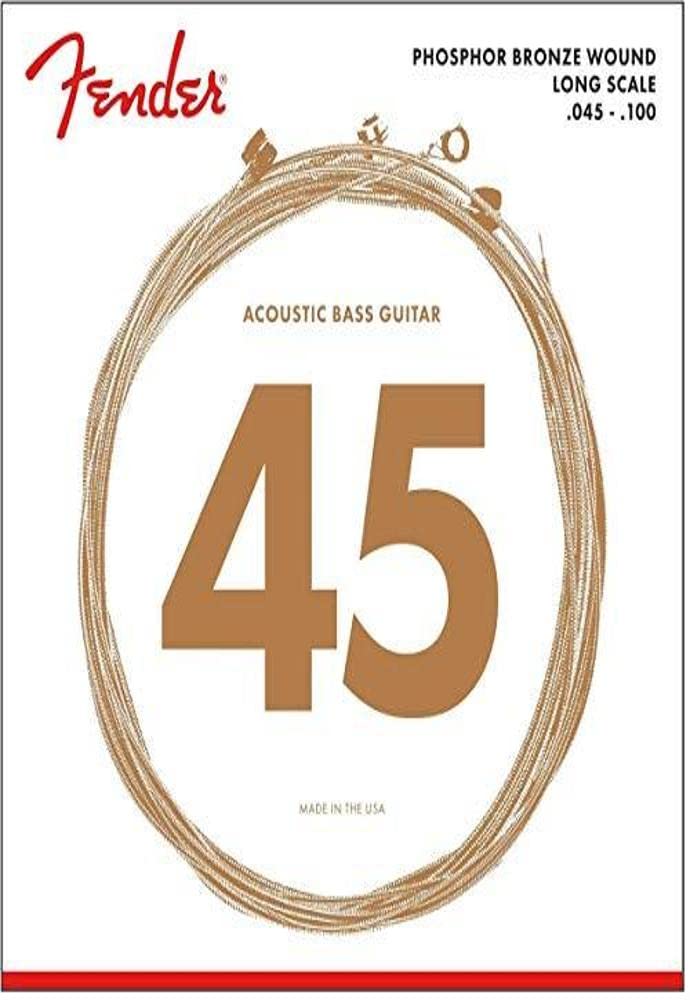 Cuerdas Para Bajo Acústico Fender 8060 Phosphor Bronze .045-.100 - Venta Internacional.