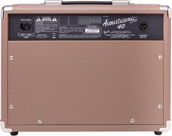 Foto 5 | Amplificador Fender Acoustasonic 40 Guitarra Acústica 40w - Venta Internacional.