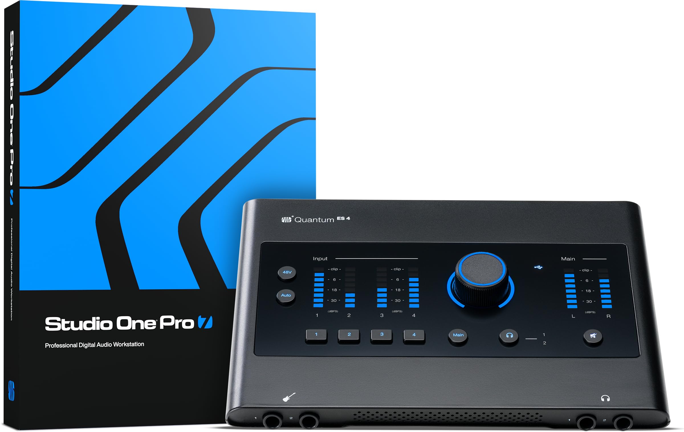 Interfaz De Audio Presonus Quantum Es 4 4x4 Usb-c Con Software - Venta Internacional.