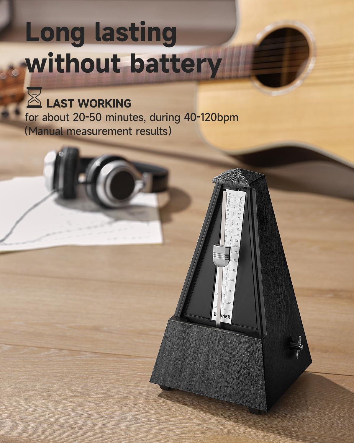 Foto 6 pulgar | Metrónomo Mecánico Donner Dpm-1 Para Piano, Guitarra Y Violín - Venta Internacional.