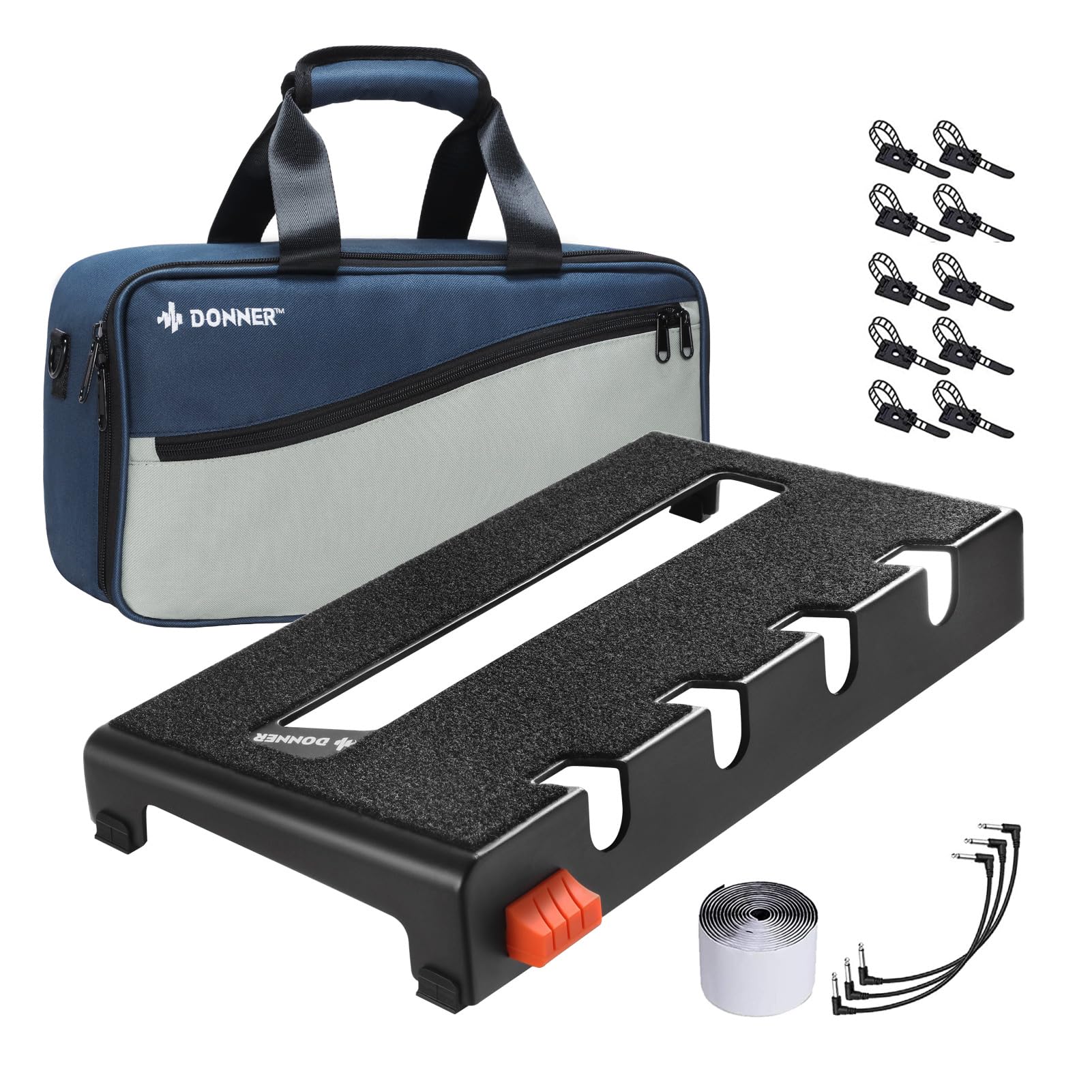 Pedalera De Guitarra Donner Db-s100 Con Juego De Fuente De Alimentación Y Bolsa - Venta Internacional.