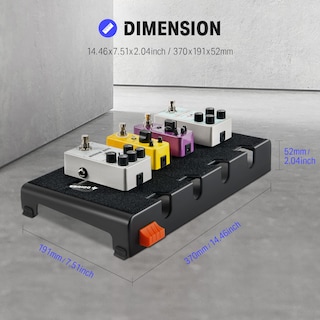 Foto 2 | Pedalera De Guitarra Donner Db-s100 Con Juego De Fuente De Alimentación Y Bolsa - Venta Internacional.