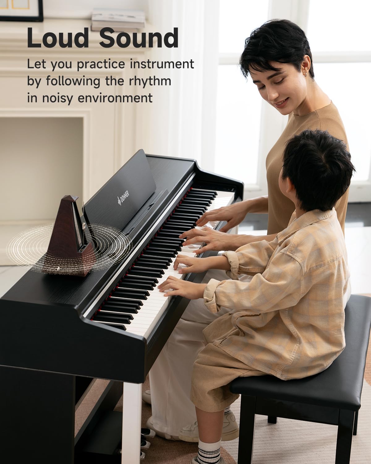 Foto 5 pulgar | Metrónomo Mecánico Donner Dpm-1 Para Piano, Guitarra Y Violín - Venta Internacional.