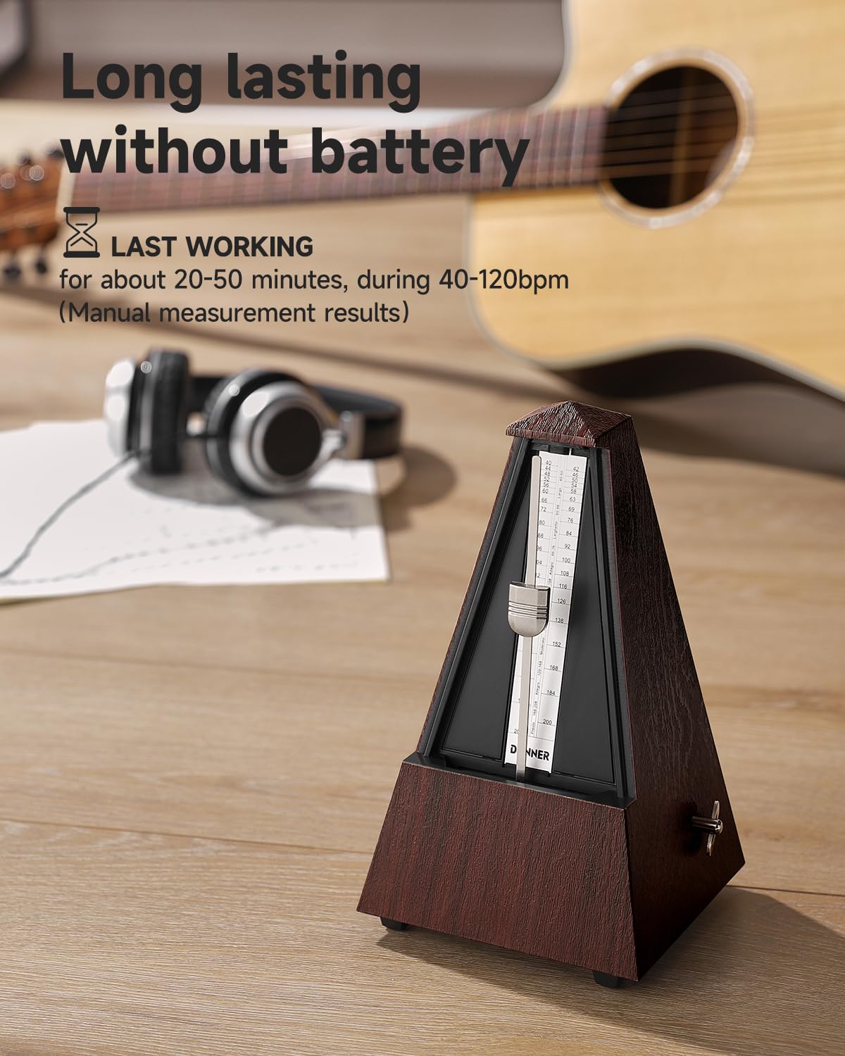 Foto 5 | Metrónomo Mecánico Donner Dpm-1 Para Piano, Guitarra Y Violín - Venta Internacional.