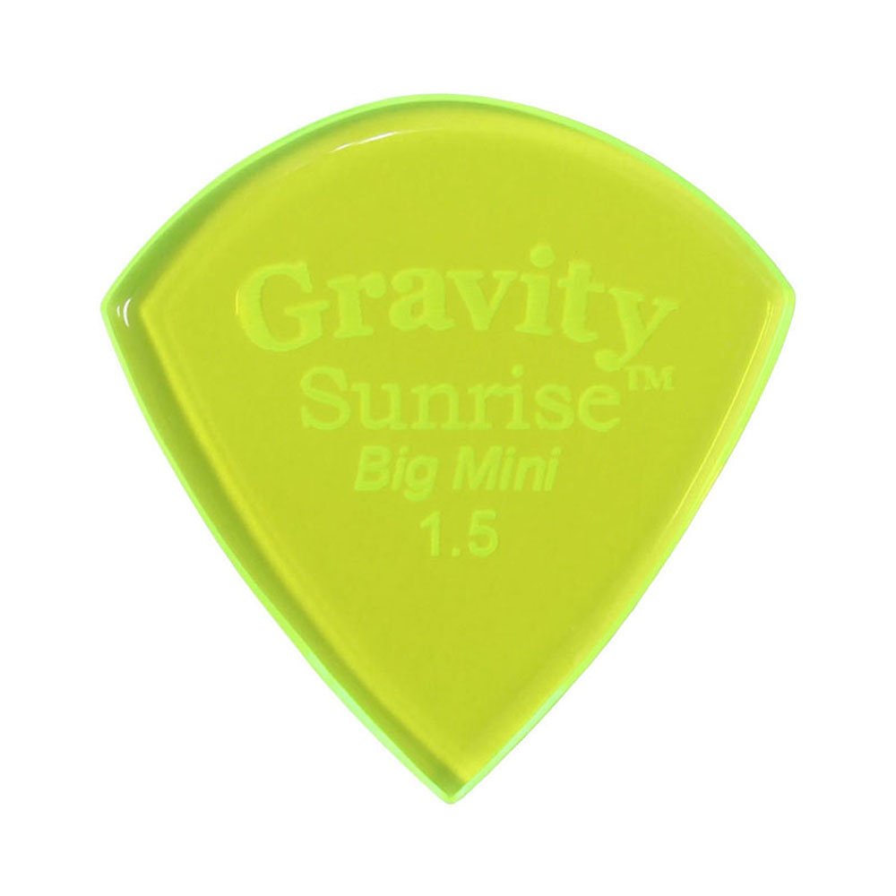 Foto 2 pulgar | Púa De Guitarra Gravity Sunrise Big Mini 1.5 Mm Pulida - Venta Internacional.