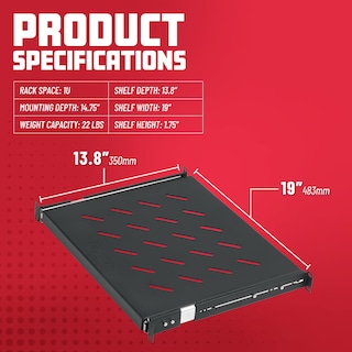 Foto 4 | Estante Corredizo Para Montaje En Rack Gator Grw-shelf1sld 1u 13,8 Cm - Venta Internacional.