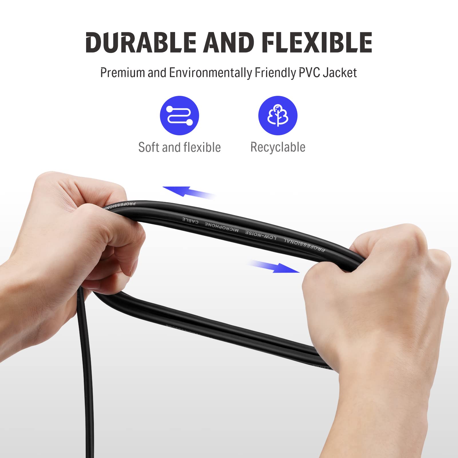 Foto 5 | Parche De Audio Estéreo Balanceado Trs Cable Donner De 4,5 M, 1/4 Pulgadas - Venta Internacional.