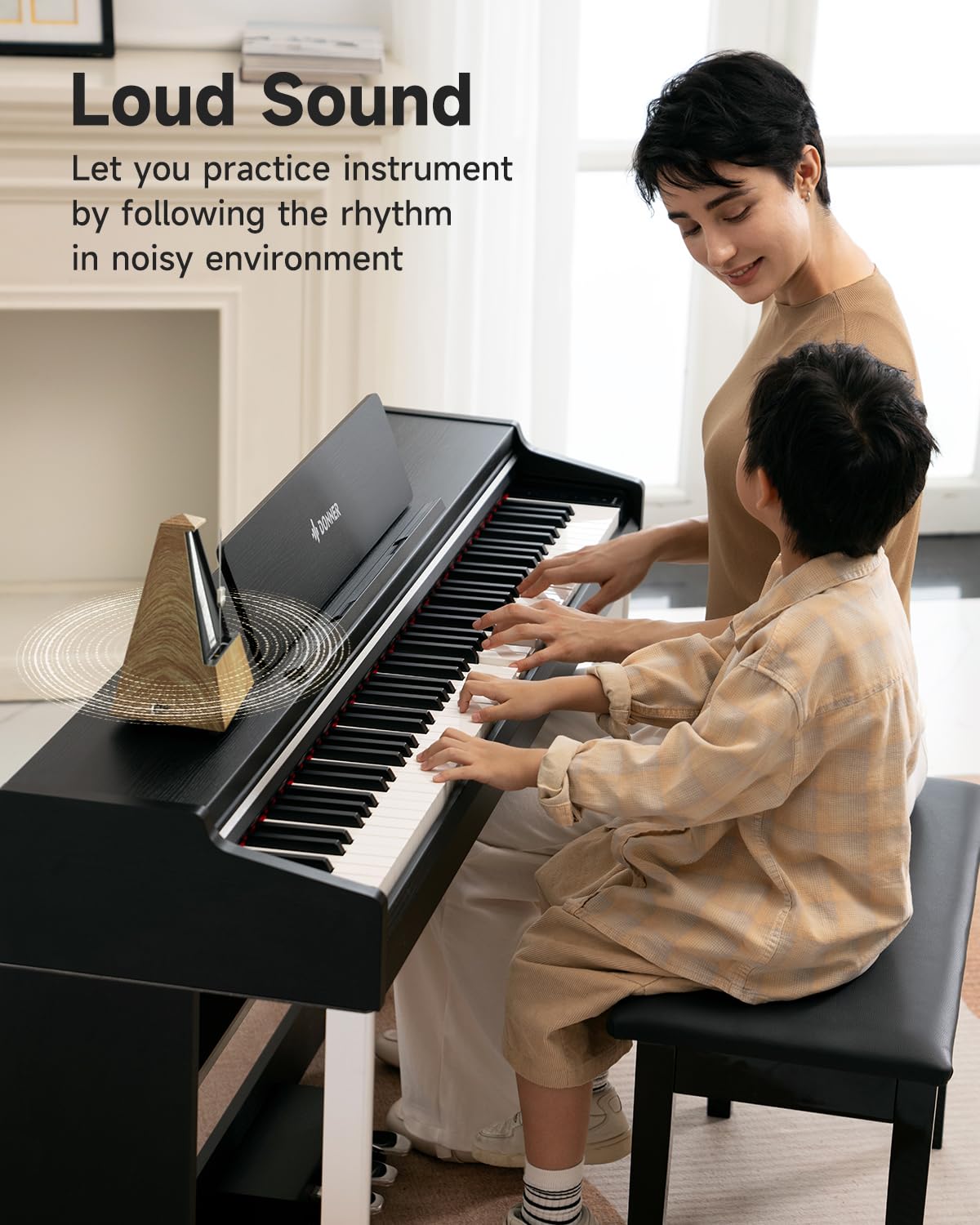 Foto 5 pulgar | Metrónomo Mecánico Donner Dpm-1 Para Piano, Guitarra Y Violín - Venta Internacional.