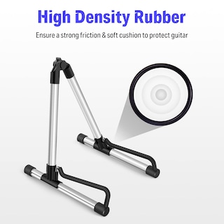 Foto 3 | Soporte Para Guitarra Donner Ds-1, Ajustable Y Plegable, De Metal Plateado - Venta Internacional.