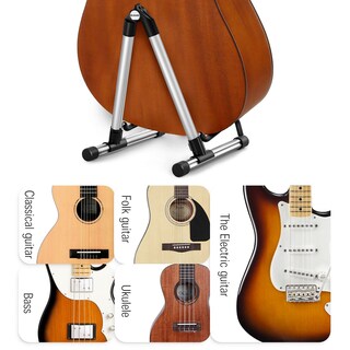 Foto 6 | Soporte Para Guitarra Donner Ds-1, Ajustable Y Plegable, De Metal Plateado - Venta Internacional.