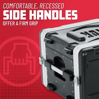 Foto 3 | Estuches Rack Case Gator, Ligeros, Moldeados, 6u, Poco Profundos, 14,25 Cm - Venta Internacional.