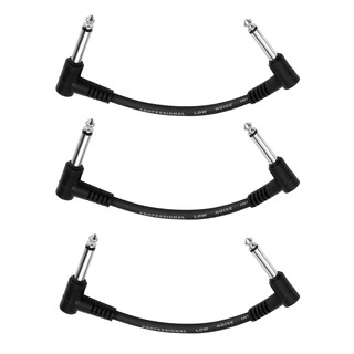 Foto 1 | Cables De Conexión Para Pedales De Efectos De Guitarra Donner De 6 Pulgadas, Negros, 3 Paquetes - Venta Internacional.