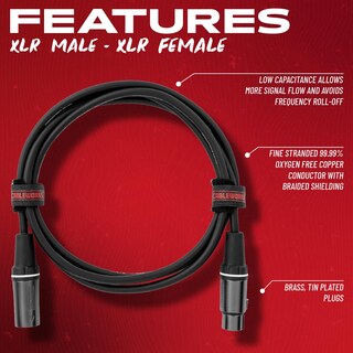 Foto 2 | Cable De Micrófono Gator Cableworks Composer Series 3m - Venta Internacional.