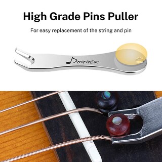Foto 5 | Pinzas De Madera Donner Para Guitarra Acústica Con Punto De Abulón, 6 Unidades - Venta Internacional.