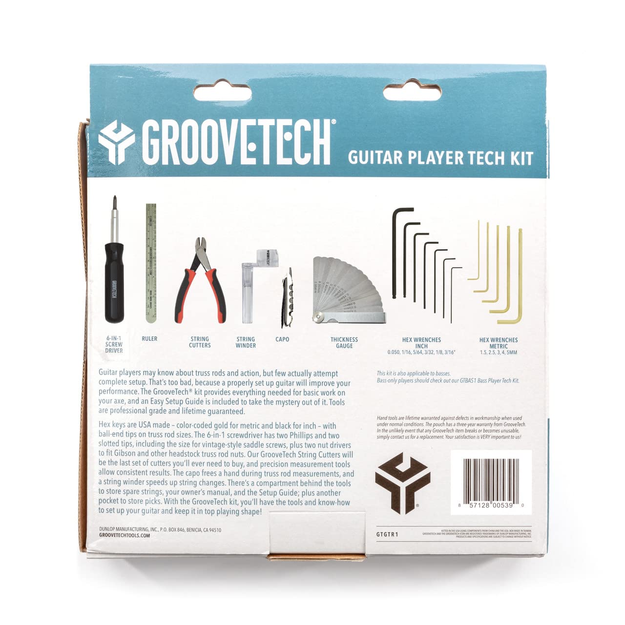 Foto 5 pulgar | Guitarra Tools Jim Dunlop Groovetech Player Tech Kit (gtgtr1) - Venta Internacional.