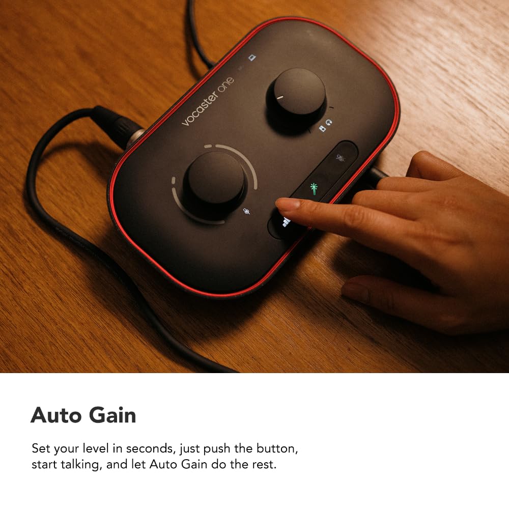 Foto 6 pulgar | Interfaz De Podcasting Focusrite Vocaster One Studio Con Micrófono Y Hp - Venta Internacional.