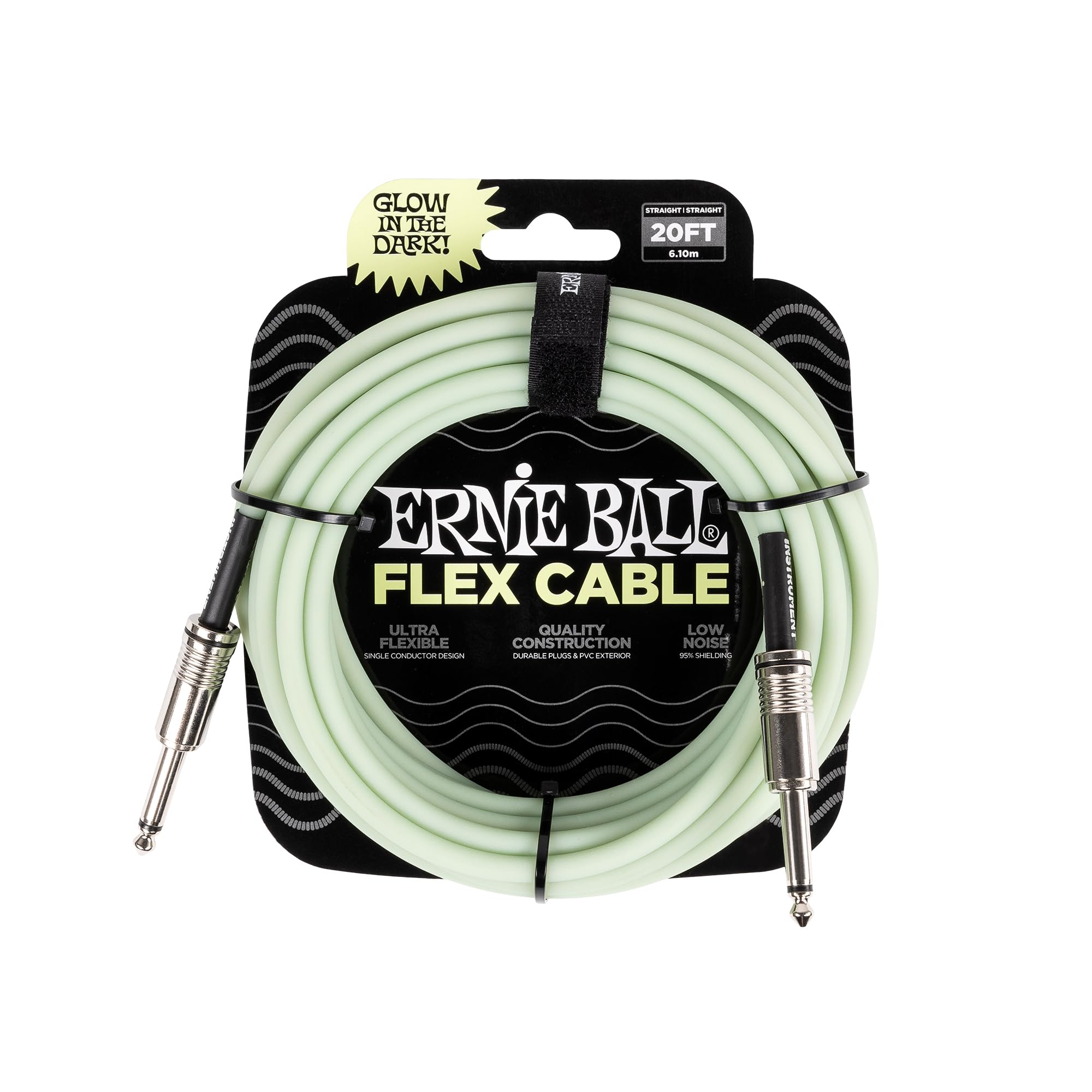 Foto 2 pulgar | Cable De Instrumentos Ernie Ball Flex Recto/recto De 6 M - Venta Internacional.