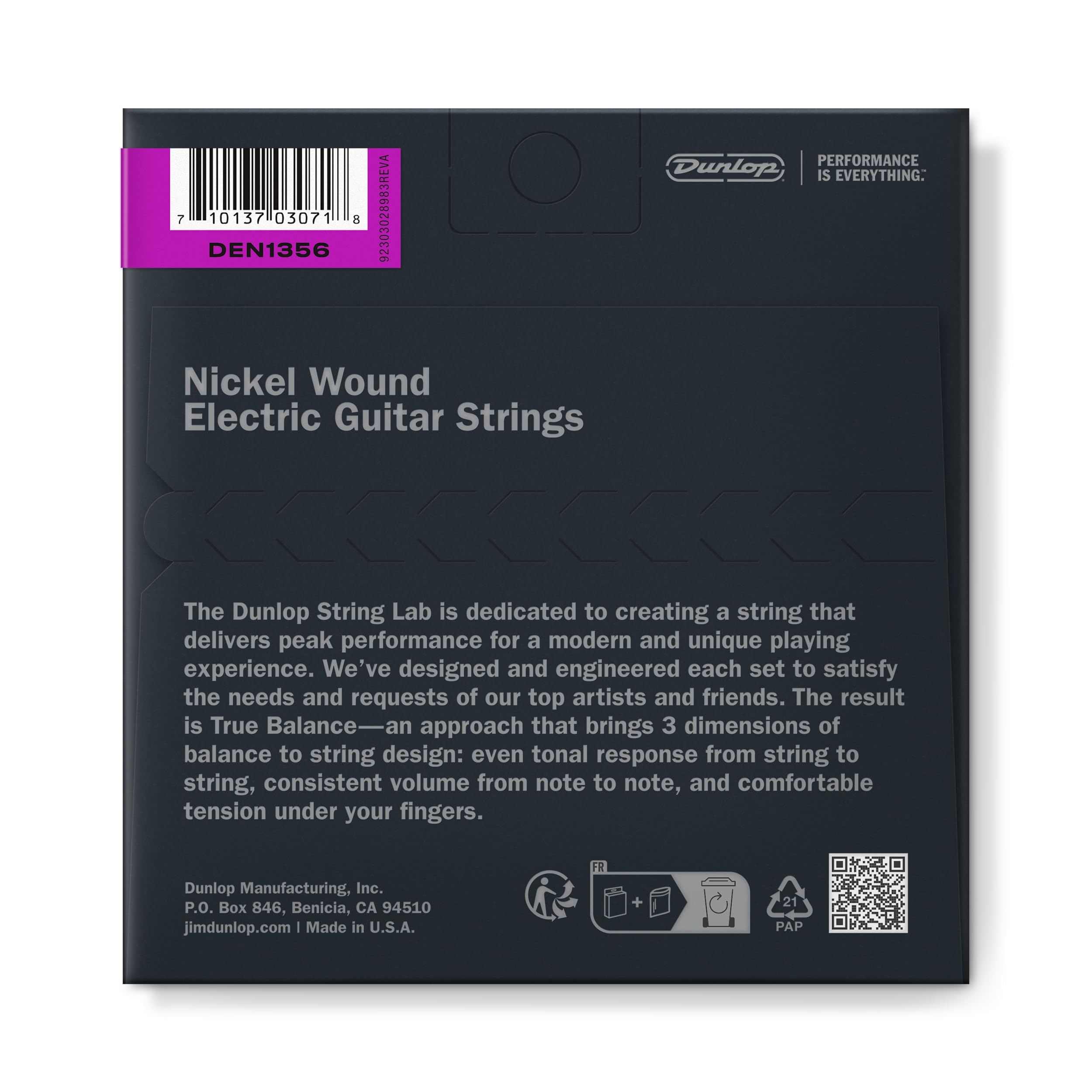 Foto 2 | Cuerdas Para Guitarra Eléctrica Jim Dunlop Nickel Wound 13-56 - Venta Internacional.