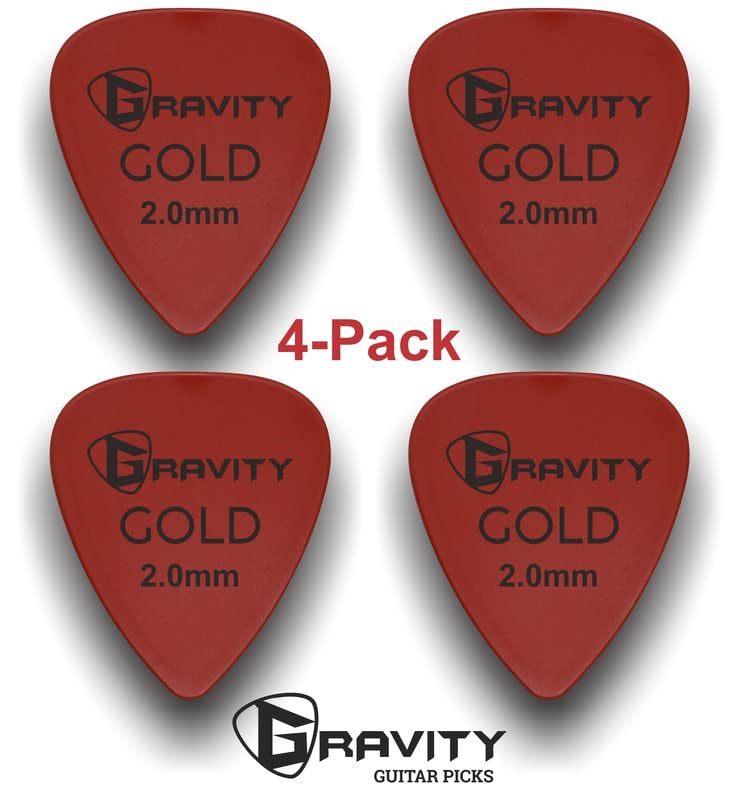 Foto 1 | Juego De 4 Púas Para Guitarra Gravity Gold Series Peek - Venta Internacional.