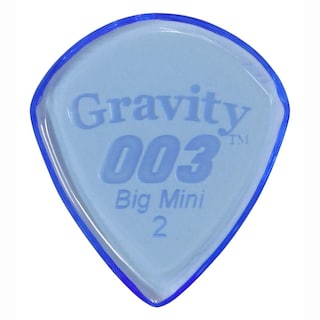 Foto 1 | Púa De Guitarra Gravity Big Mini De 2 Mm, Azul Pulido, Paquete De 1 Unidad - Venta Internacional.