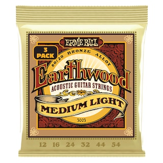 Foto 1 | Cuerdas Para Guitarra Acústica Ernie Ball Earthwood Medium Light - Venta Internacional.