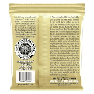 Foto 2 | Juego De 3 Cuerdas Ernie Ball Earthwood Light 80/20 Bronze Para Guitarra Acústica, Calibre 11-52 (p0 - Venta Interna