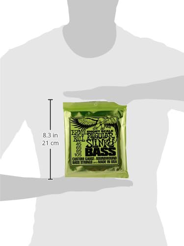 Foto 3 pulgar | Cuerdas Para Bajo Ernie Ball Short Scale Regular Slinky - Venta Internacional.