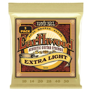 Foto 1 | Cuerdas Para Guitarra Acústica Ernie Ball Earthwood Extra Light - Venta Internacional.