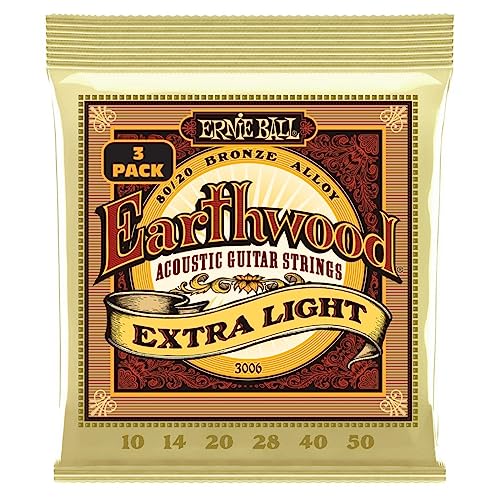 Foto 3 | Cuerdas Para Guitarra Acústica Ernie Ball Earthwood Extra Light - Venta Internacional.