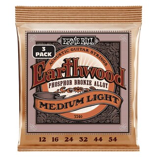 Foto 1 | Cuerdas Para Guitarra Acústica Ernie Ball Earthwood Medium Light - Venta Internacional.