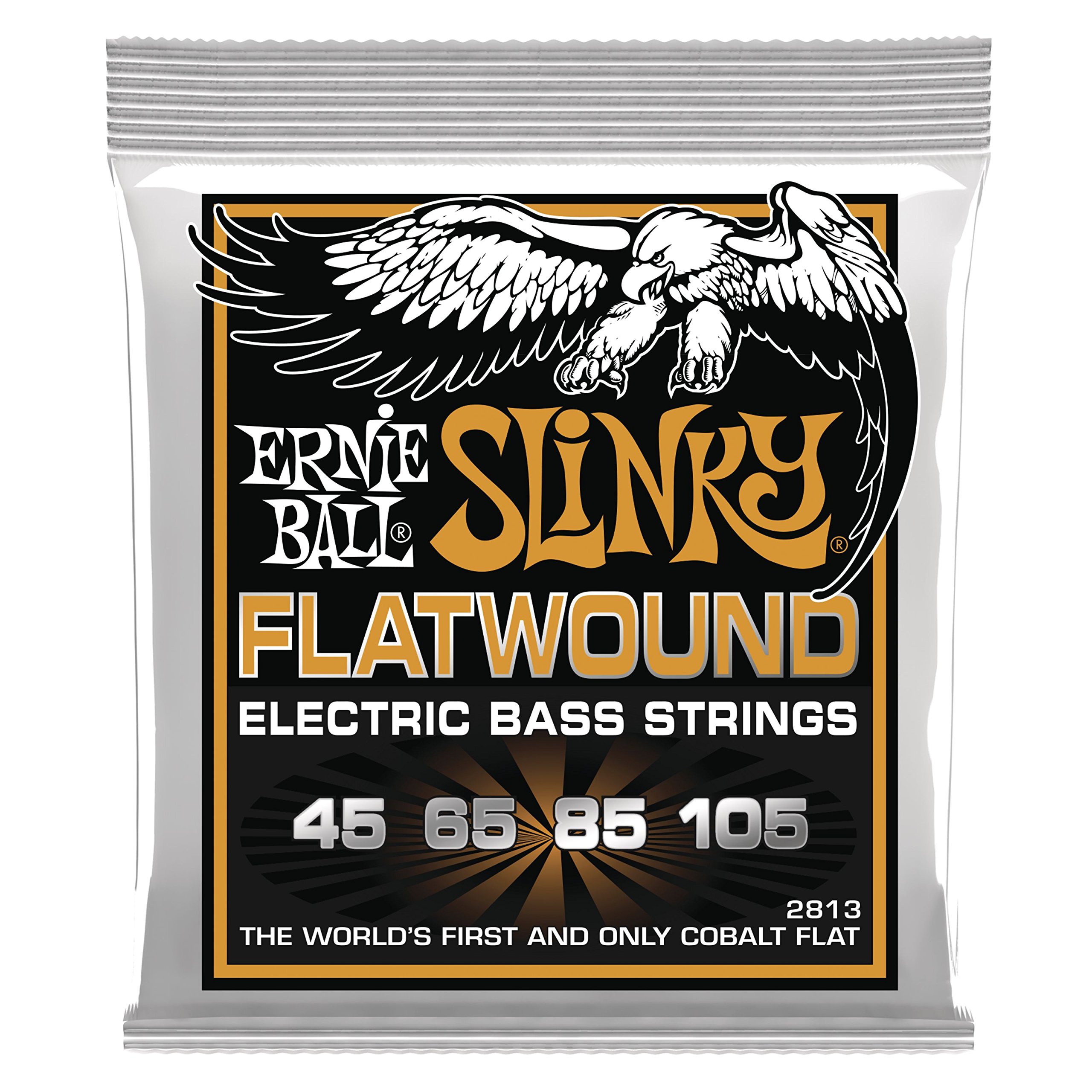 Foto 2 pulgar | Cuerdas Para Bajo Eléctrico Ernie Ball Hybrid Slinky Flatwound 45-10 - Venta Internacional.