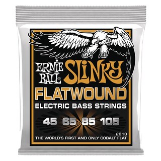 Foto 1 | Cuerdas Para Bajo Eléctrico Ernie Ball Hybrid Slinky Flatwound 45-10 - Venta Internacional.