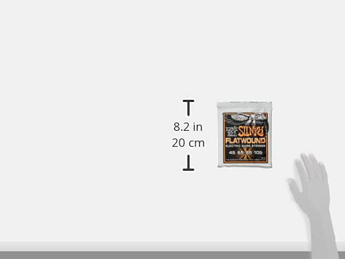 Foto 3 | Cuerdas Para Bajo Eléctrico Ernie Ball Hybrid Slinky Flatwound 45-10 - Venta Internacional.