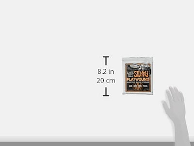 Foto 3 | Cuerdas Para Bajo Eléctrico Ernie Ball Hybrid Slinky Flatwound 45-10 - Venta Internacional.