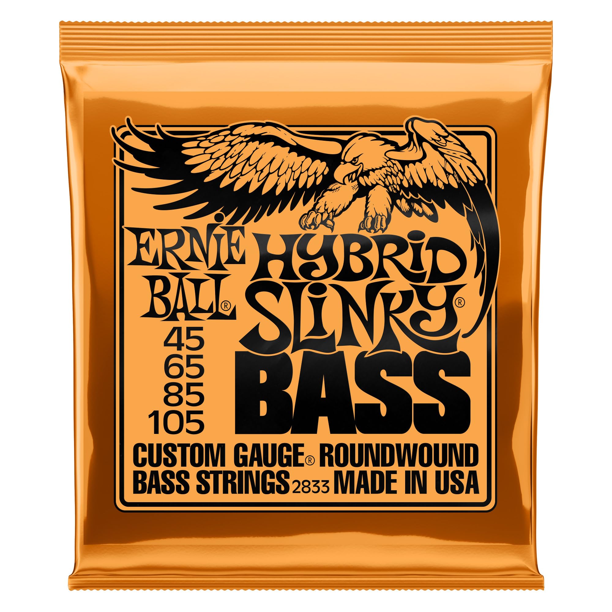 Cuerdas Para Bajo Eléctrico Ernie Ball Hybrid Slinky Calibre 45-105 - Venta Internacional.