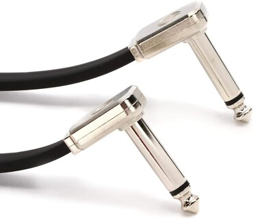 Foto 2 | Cinta Plana Patch Cable Ernie Ball De 24 Cm, Color Negro (p06228) - Venta Internacional.