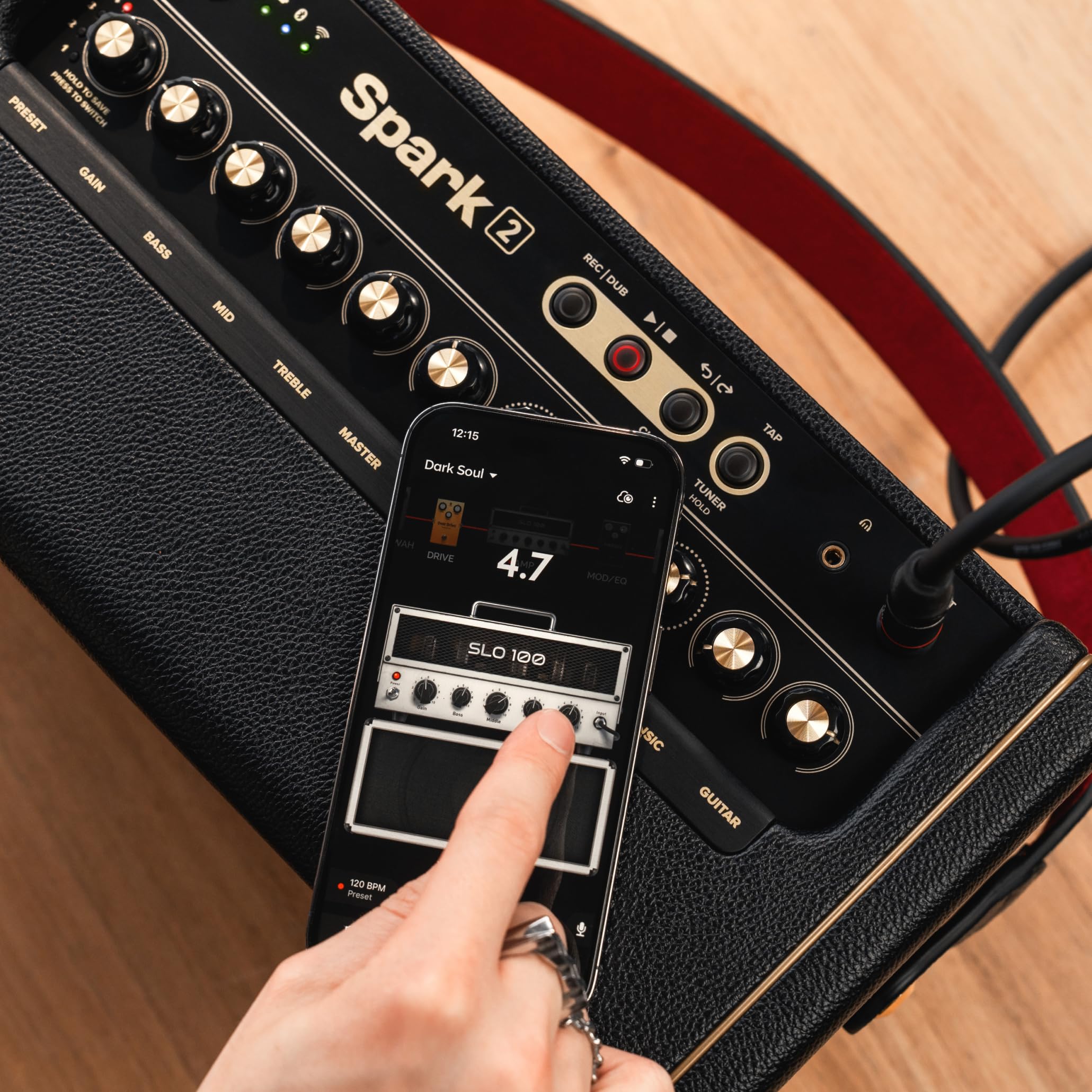 Foto 8 pulgar | Amplificador De Práctica De Guitarra Positive Grid Spark 2 50 W Con Bluetooth - Venta Internacional.