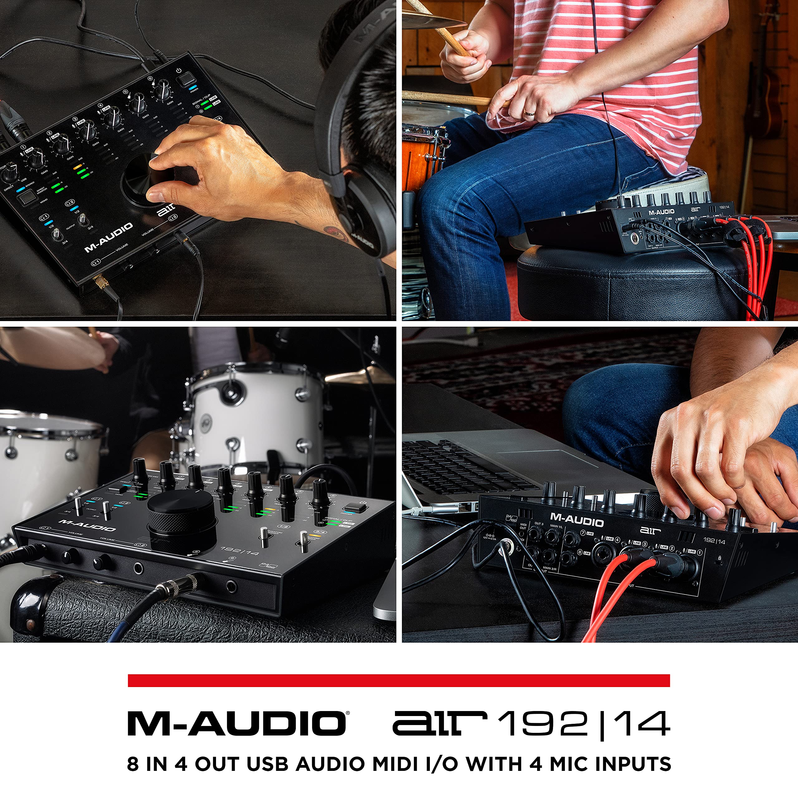 Foto 7 pulgar | Interfaz De Audio Usb M-audio Air 192x14 Para Grabación En Estudio - Venta Internacional.