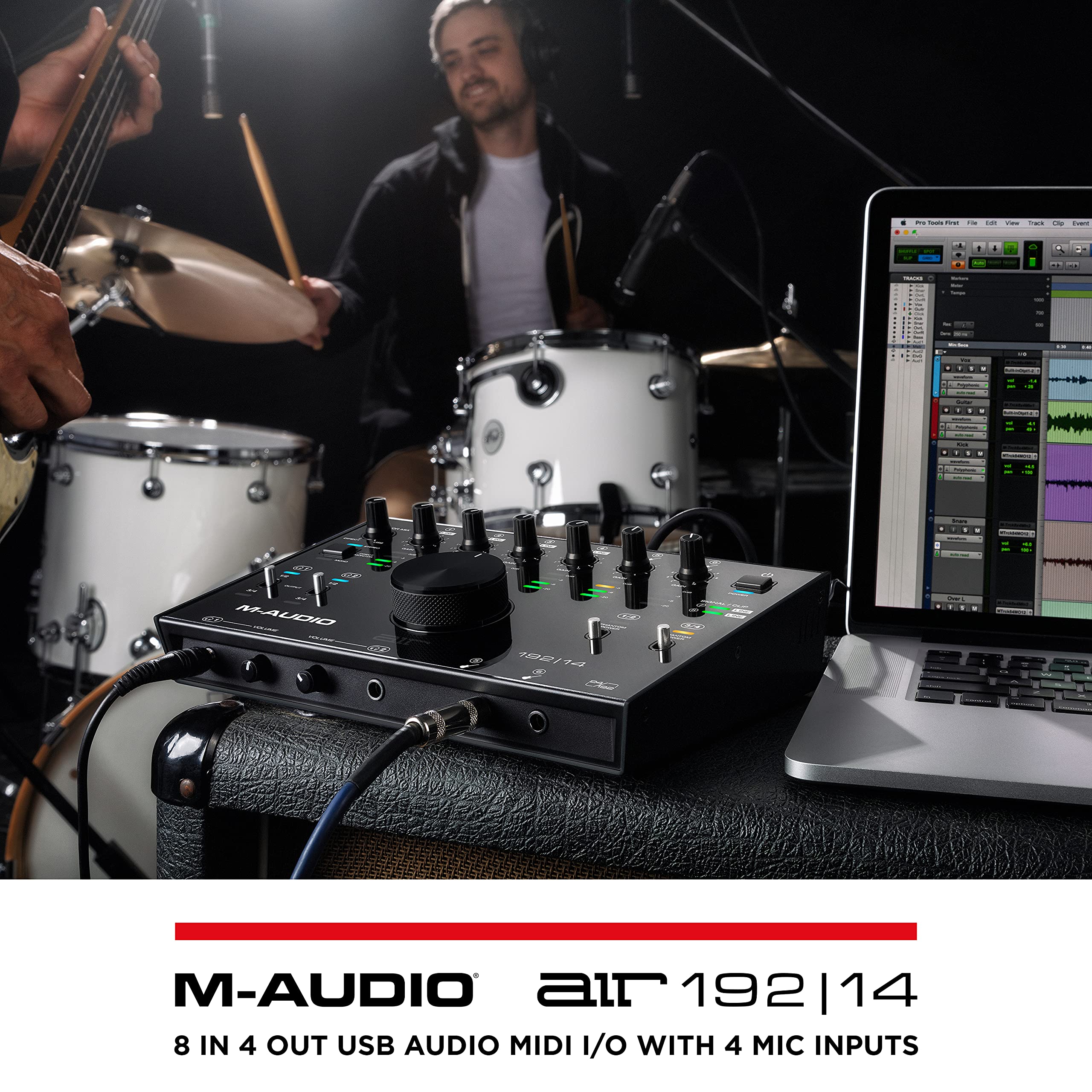 Foto 8 pulgar | Interfaz De Audio Usb M-audio Air 192x14 Para Grabación En Estudio - Venta Internacional.