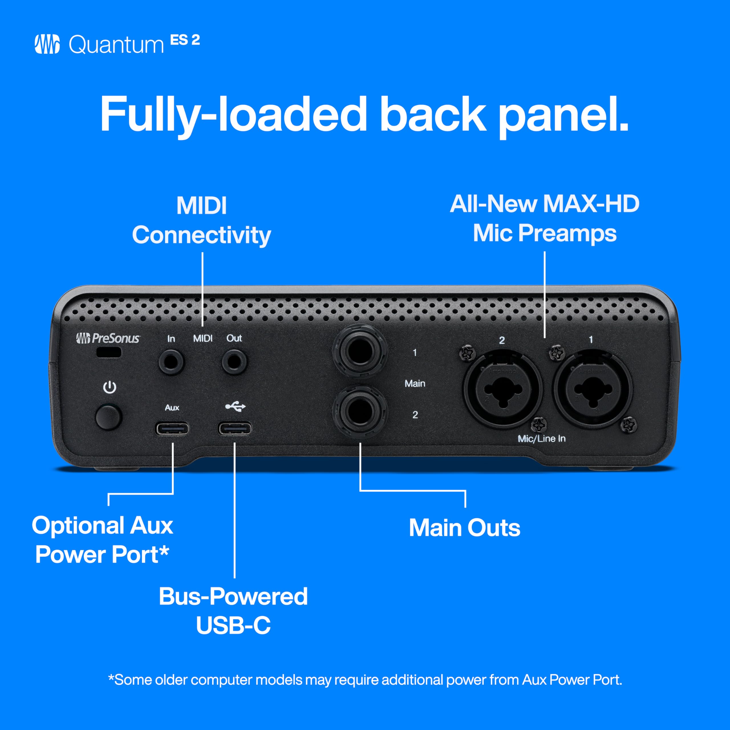 Foto 5 pulgar | Interfaz De Audio Presonus Quantum Es 2 2x2 Usb-c 24 Bits/192 Khz - Venta Internacional.
