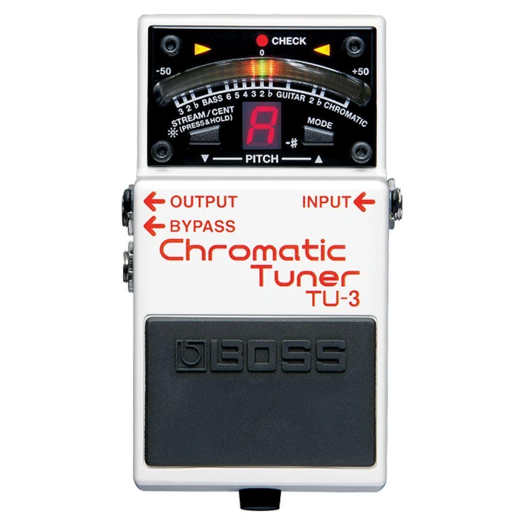 Pedal Afinador Cromático Boss Tu-3 Con Bypass Para Guitarra/bajo - Venta Internacional.