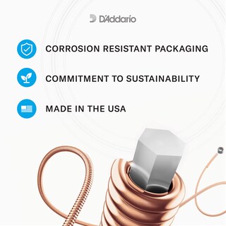 Foto 5 | Juego De 3 Cuerdas Para Guitarra D'addario Phosphor Bronze Ej15-3d 10-47 - Venta Internacional.