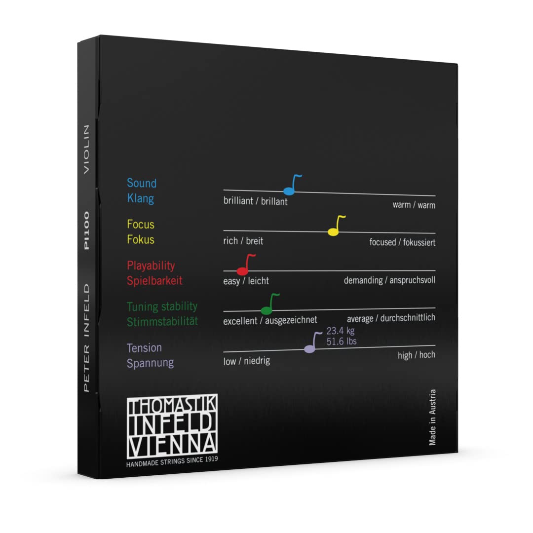 Foto 3 pulgar | Juego Completo De Cuerdas Para Violín Thomastik-infeld Pi100 Peter Infeld 4/4 - Venta Internacional.