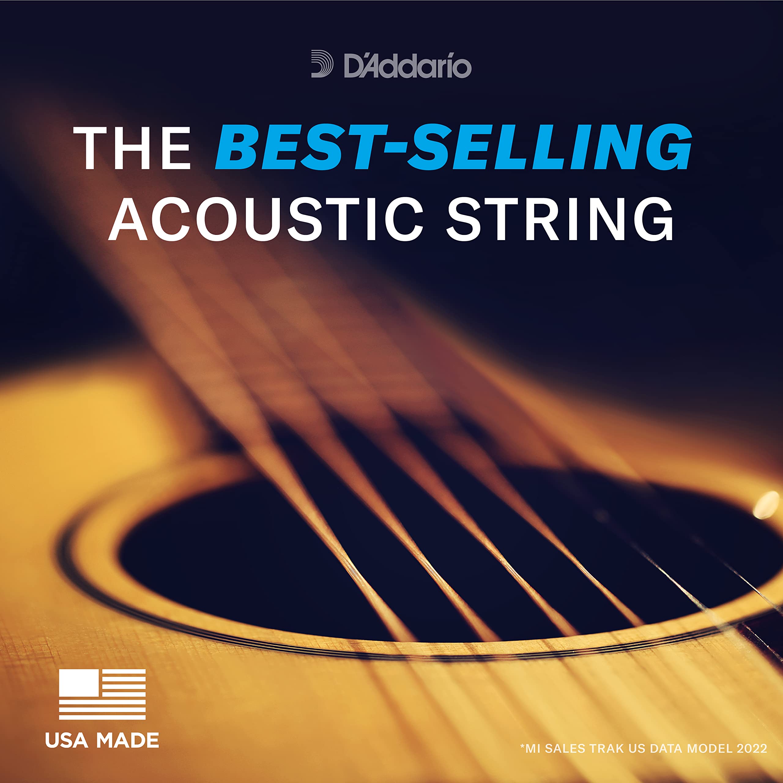 Foto 3 | Cuerdas Para Guitarra D'addario Phosphor Bronze Ej16-5p 12-53 Light - Venta Internacional.