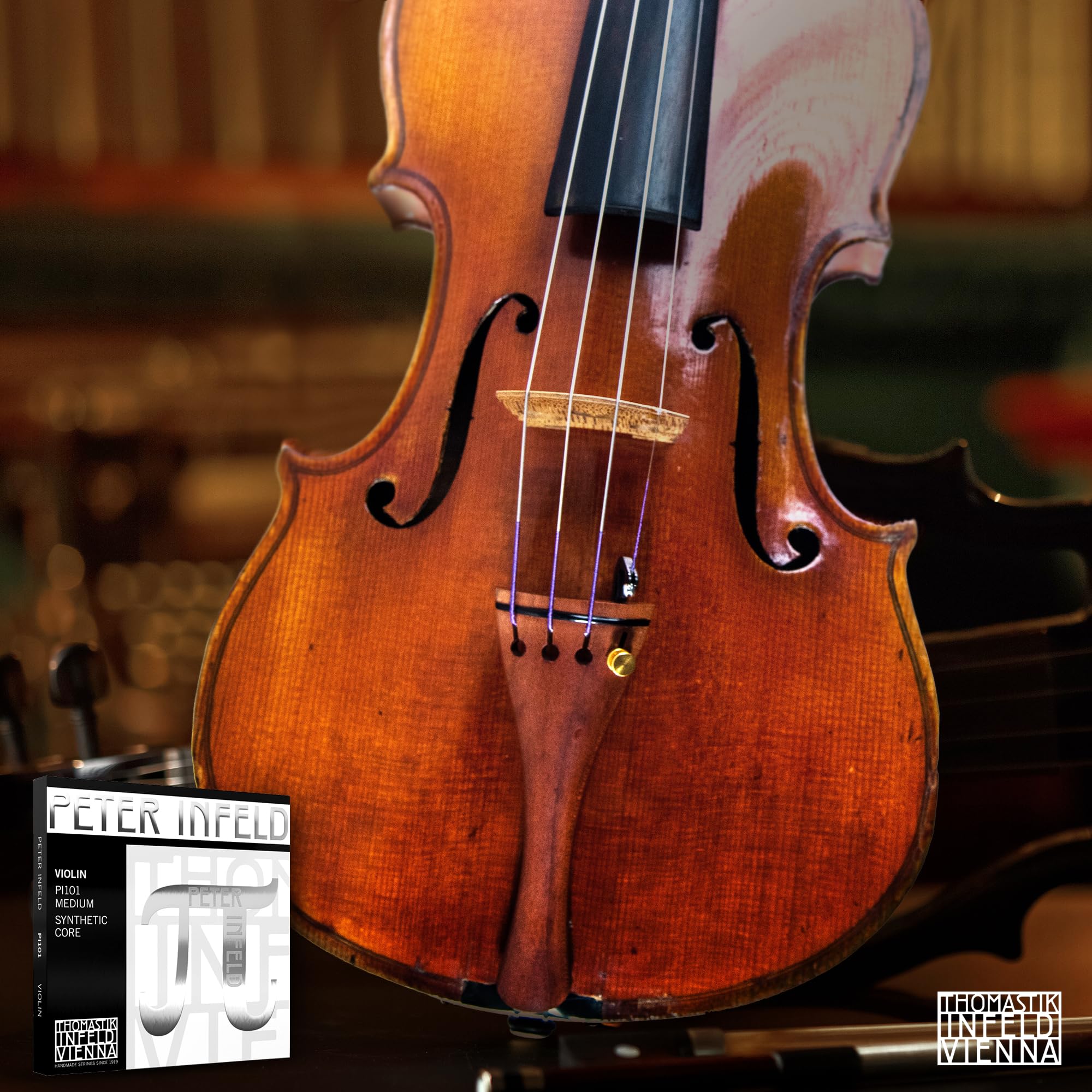 Foto 6 pulgar | Juego Completo De Cuerdas Para Violín Thomastik-infeld Peter Infeld 4/4 - Venta Internacional.