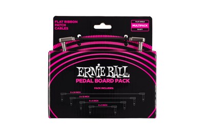 Foto 1 | Pedalera Patch Cable Ernie Ball Con Cinta Plana, Paquete Múltiple - Venta Internacional.