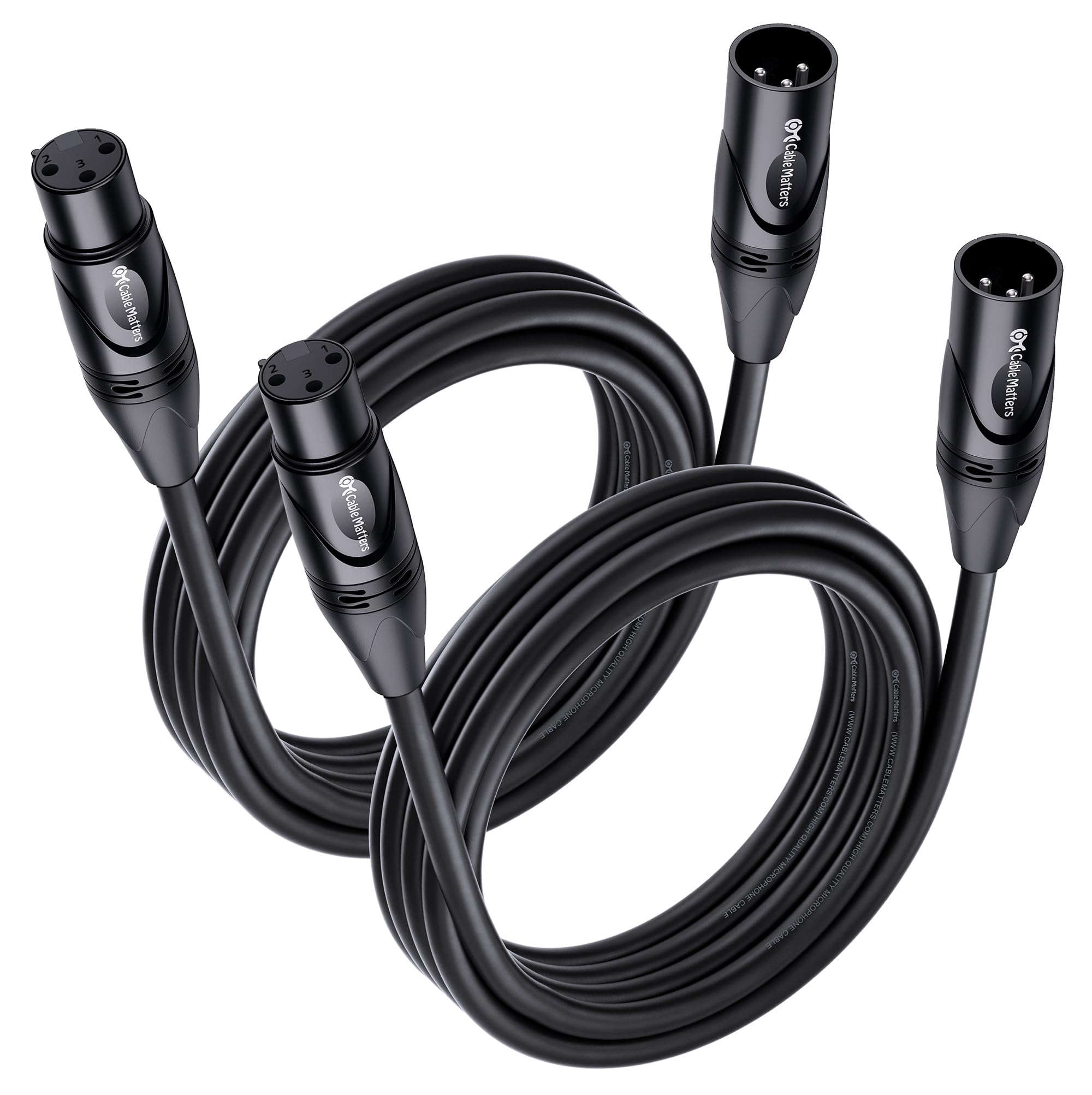 Cable De Micrófono Matters Xlr Macho A Xlr Hembra De 3 M - Venta Internacional.