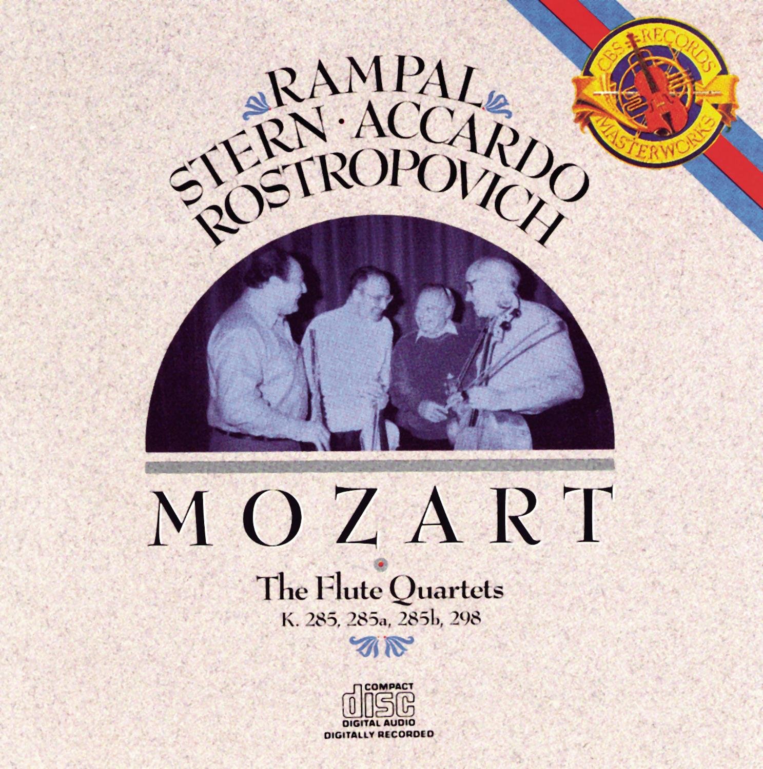 Cd Sony Mozart - Los Cuartetos Para Flauta, K. 285 K. 285a K. 285b 298 - Venta Internacional.