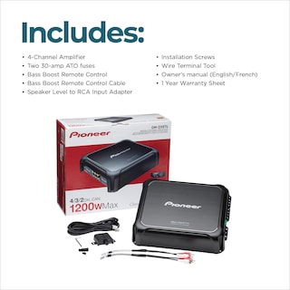 Foto 6 | Amplificador Pioneer Gm-dx874, 1200 W, Clase D, Powerhouse, 4 Canales - Venta Internacional.